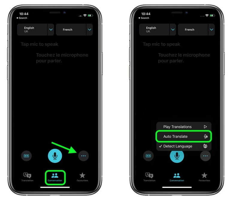 潮州苹果手机维修分享iOS 15 “翻译” App 新改进 
